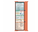 WhiteCoat Clipboard® Trifold - Coral Physical Therapy Edition